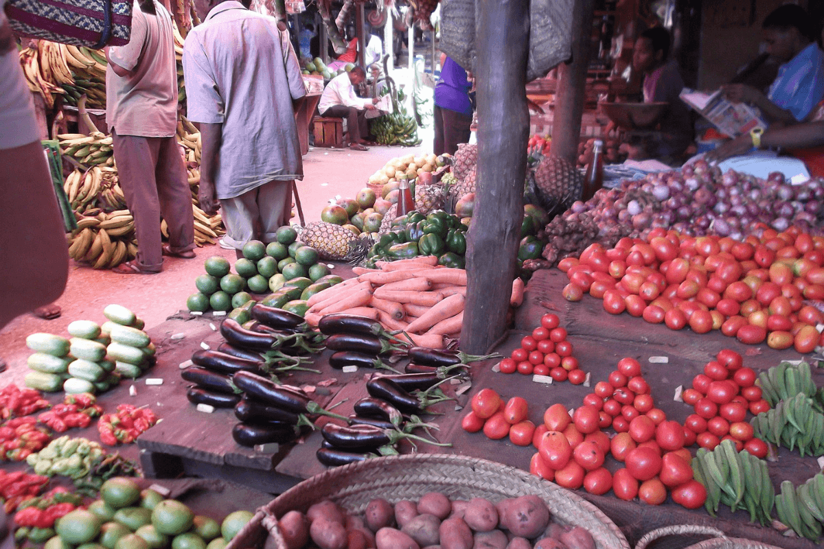 Darajani Bazaar in Stone Town, Zanzibar