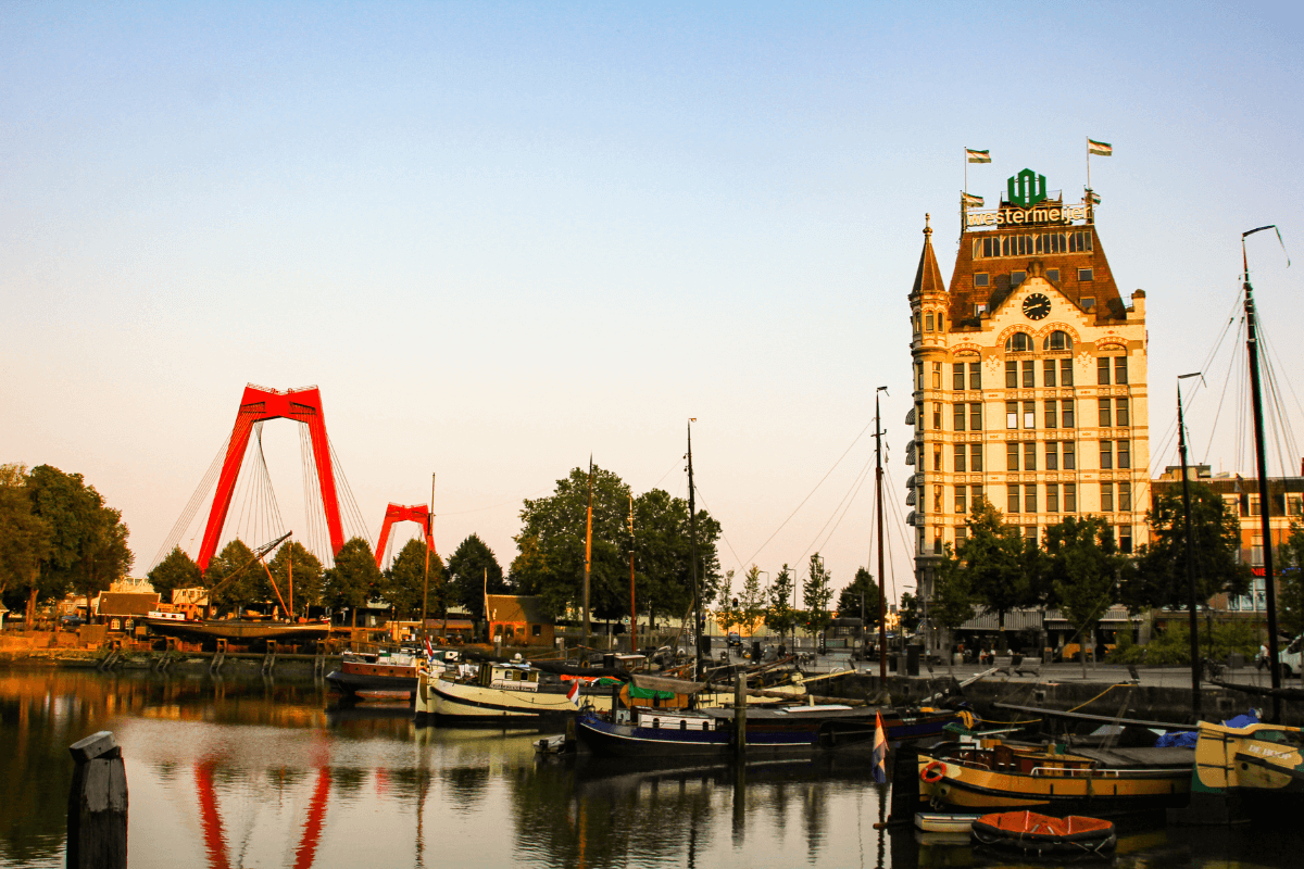 Rotterdam in the Netherlands is one of the top cities on a road trip.