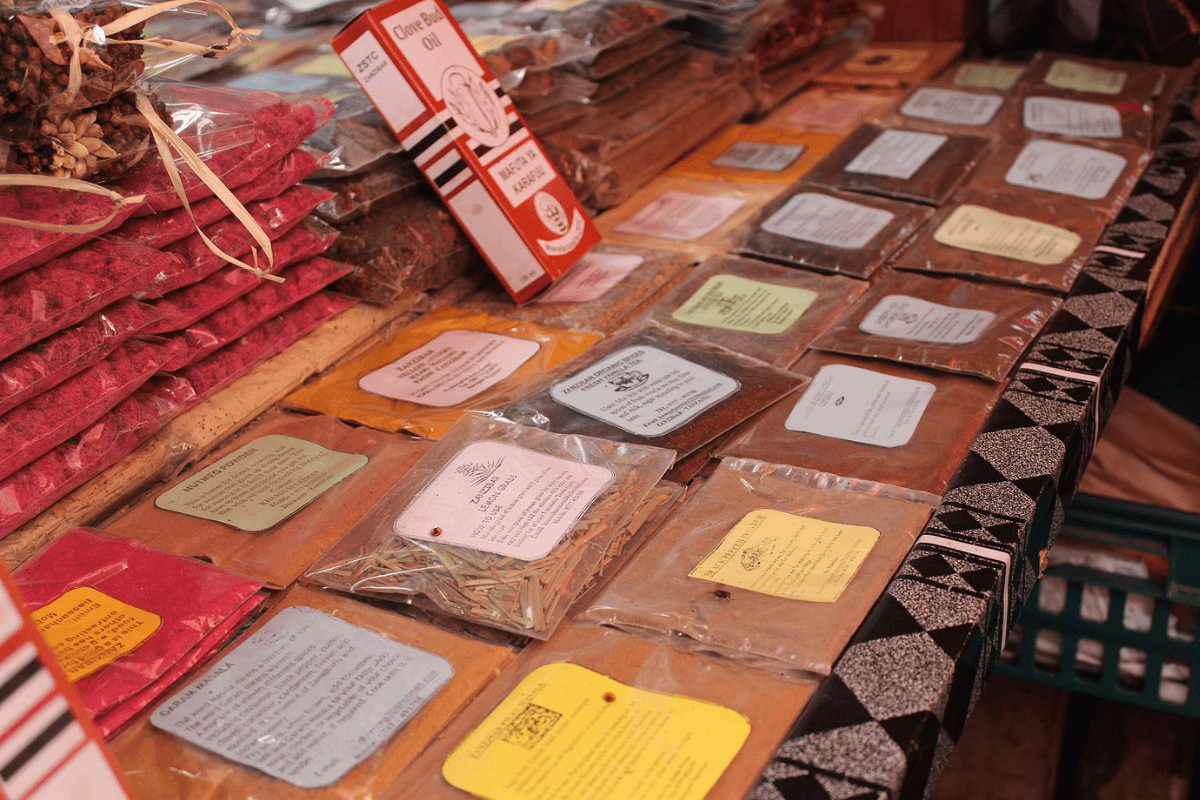 Spice Market in Stone Town Zanzibar