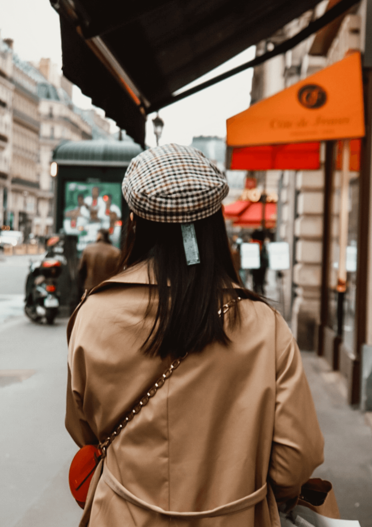 women wearing a beret in Paris