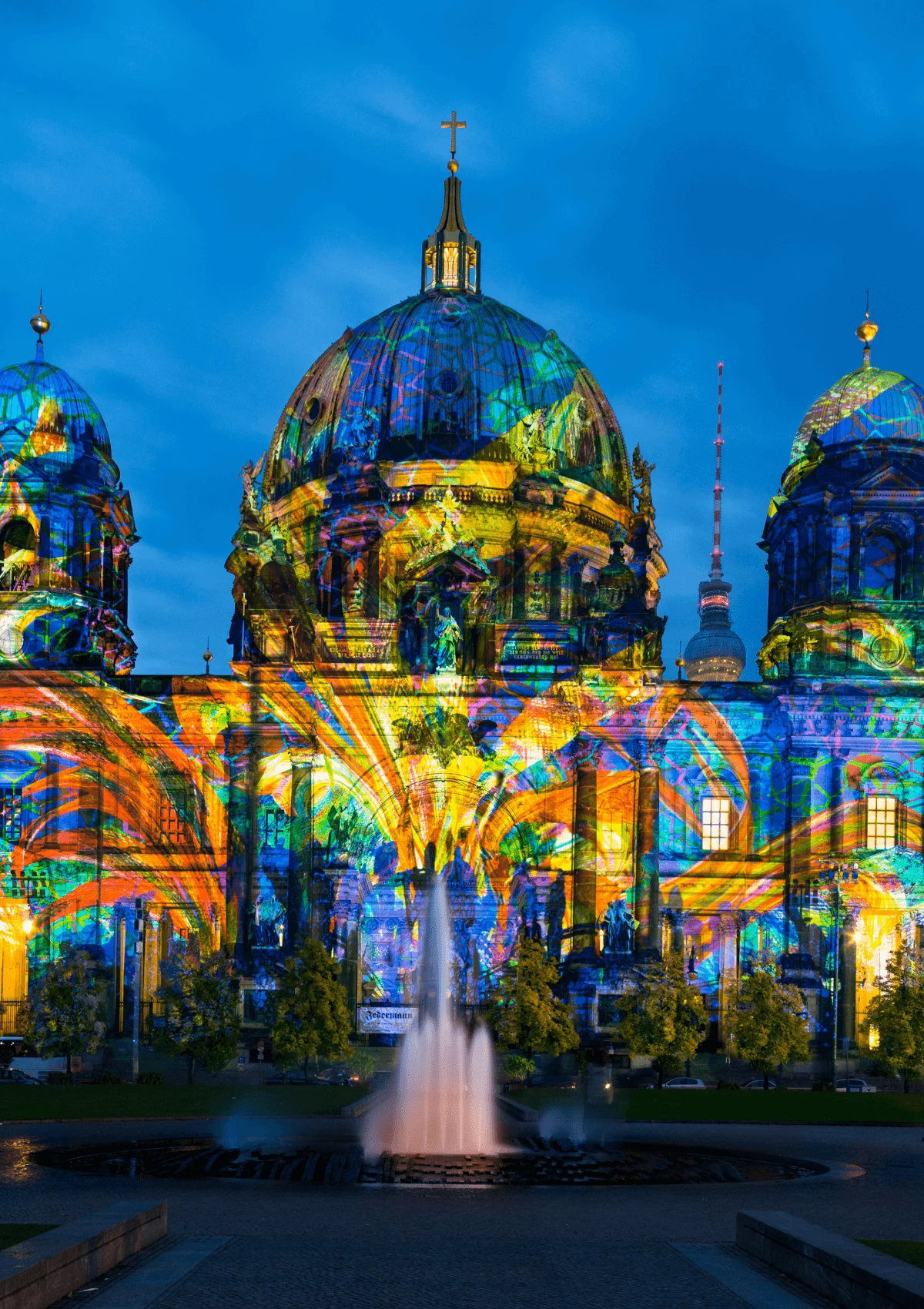 Berlin Festival of Lights takes over monuments in the capital of Germany.