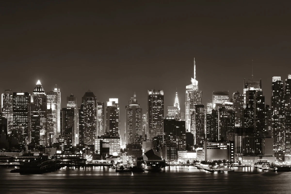 Manhattan skyline on canvas is a great NYC keepsake for art lovers