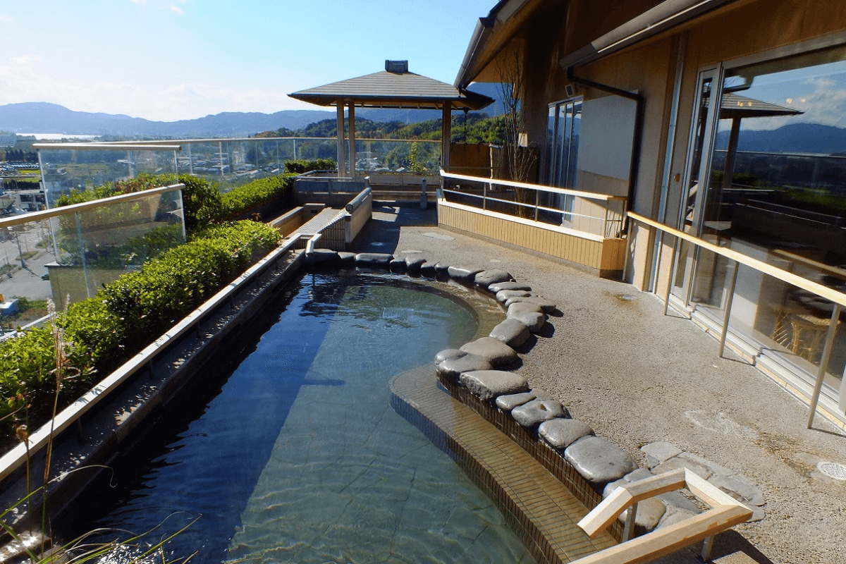 Ogoto Onsen hot springs are a must-see attraction of Lake Biwa