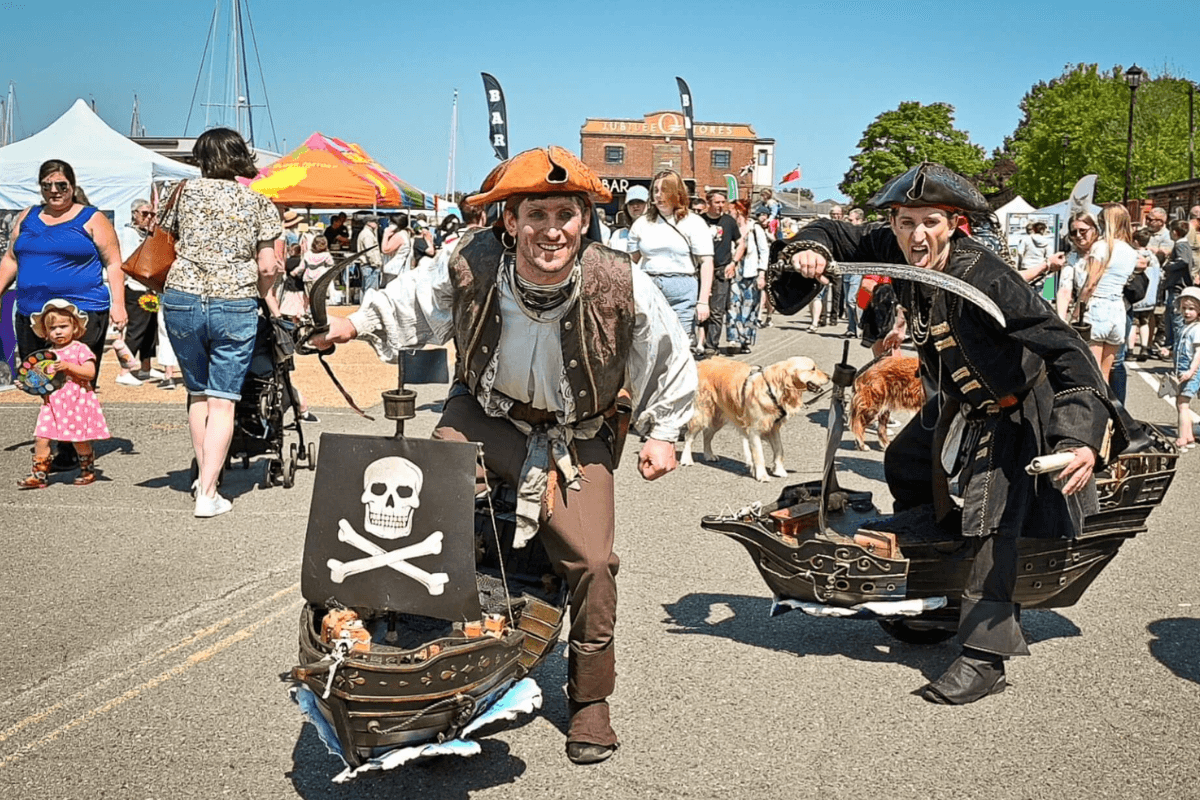 Riverfest festival in Newport, Isle of Wight