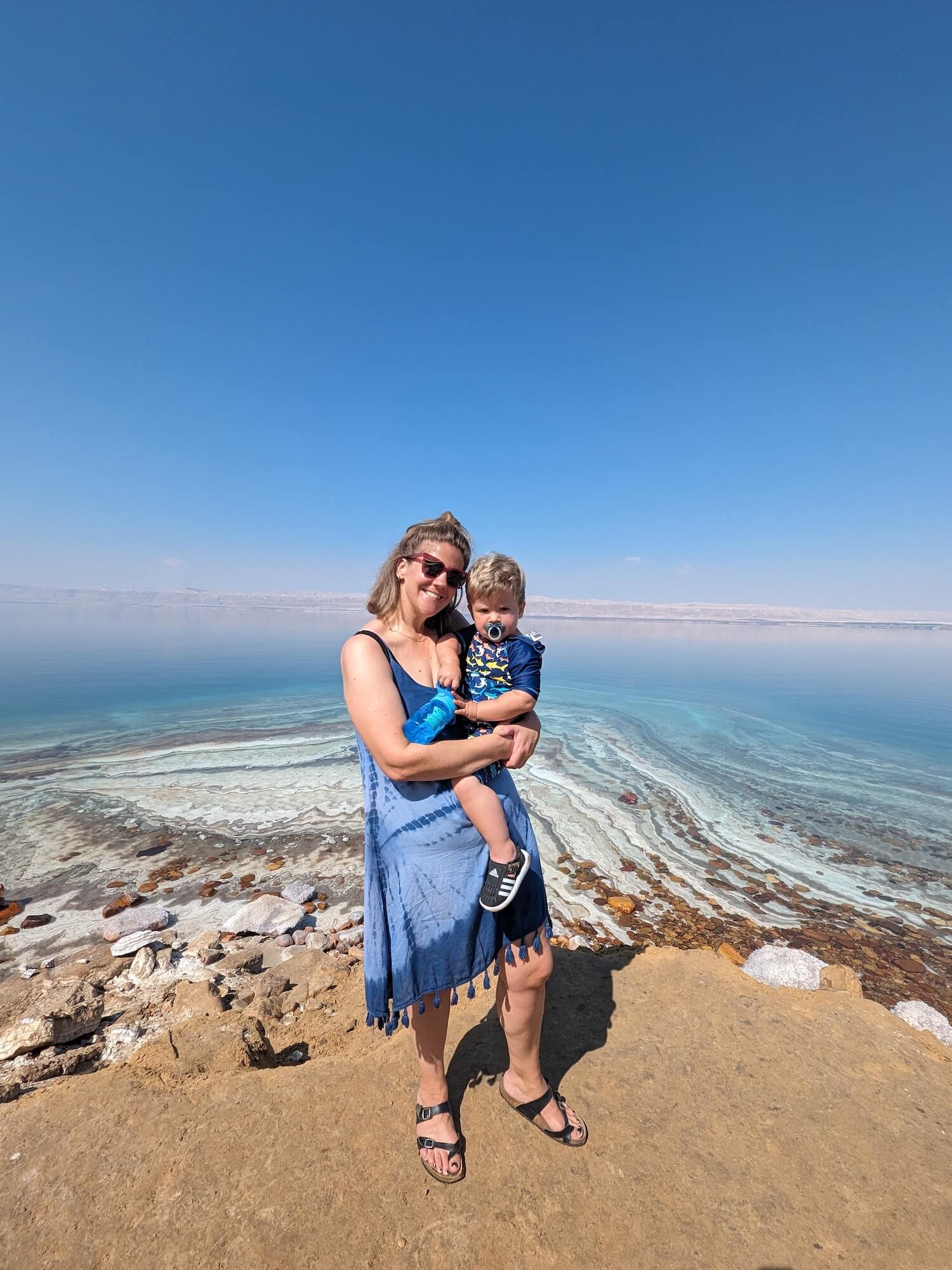 relaxing at the dead sea