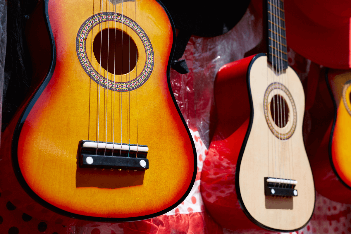 Spanish guitars are good souvenirs from Spain for music lovers