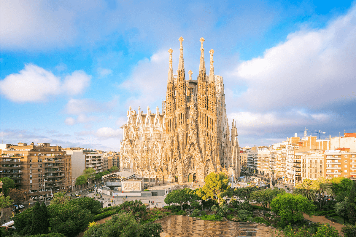 Best Places to Go for a Weekend Break in Spain Sagrada Familia