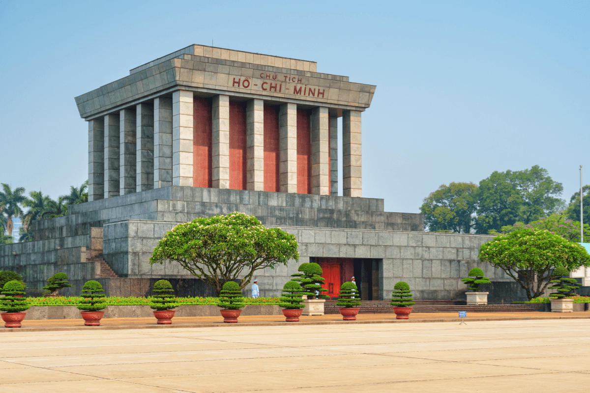historic sites vietnam Ho Chi Minh Mausoleum