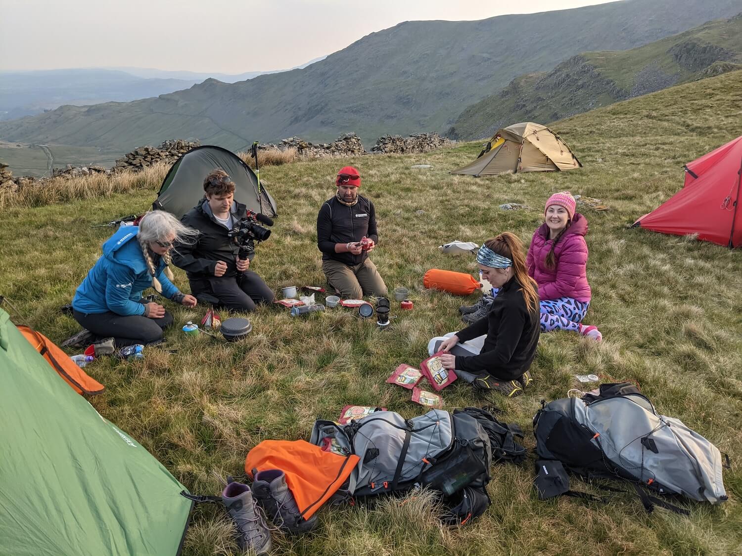 Encontrar um bom lugar no Lake District para acampar