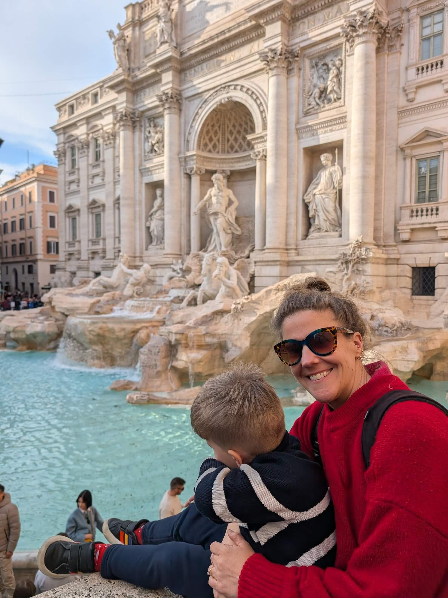 Me and Reggie at the Trevi Fountain