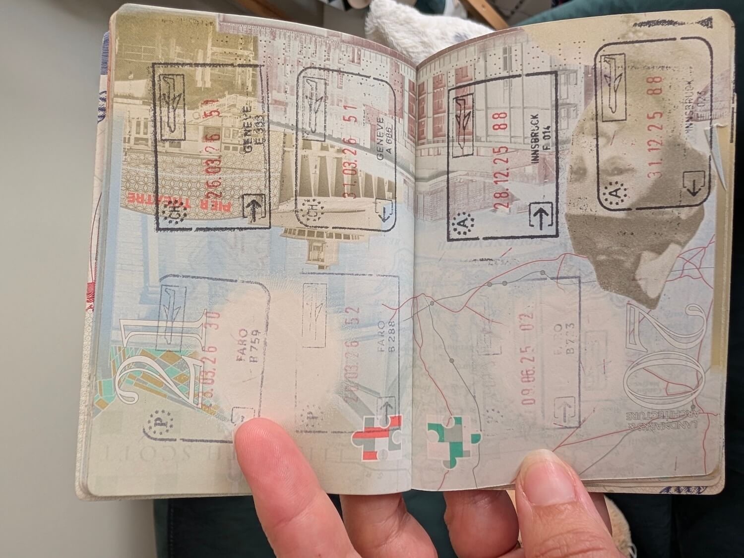 Passport pages