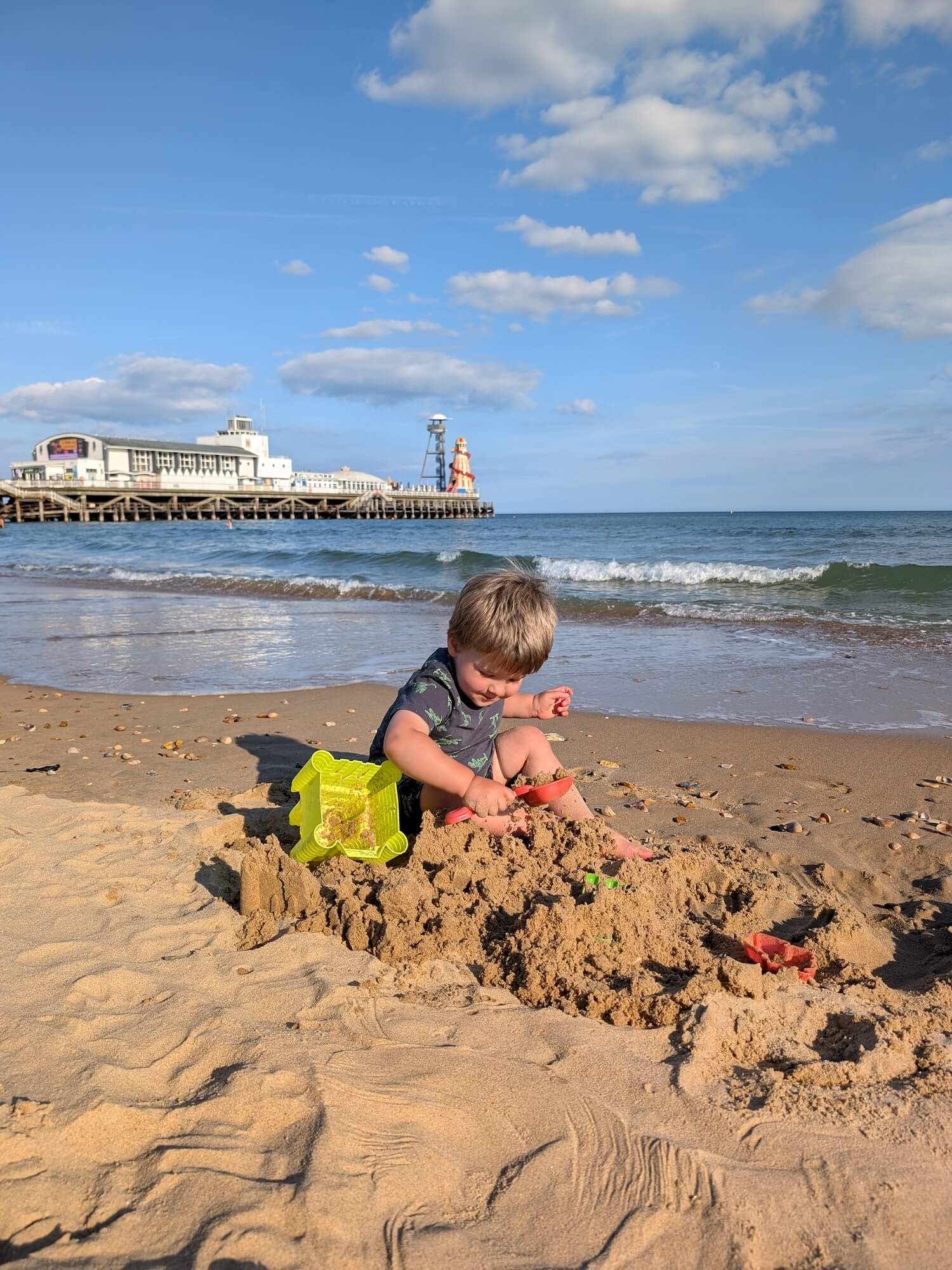 Bournemouth Beach near the New Forest