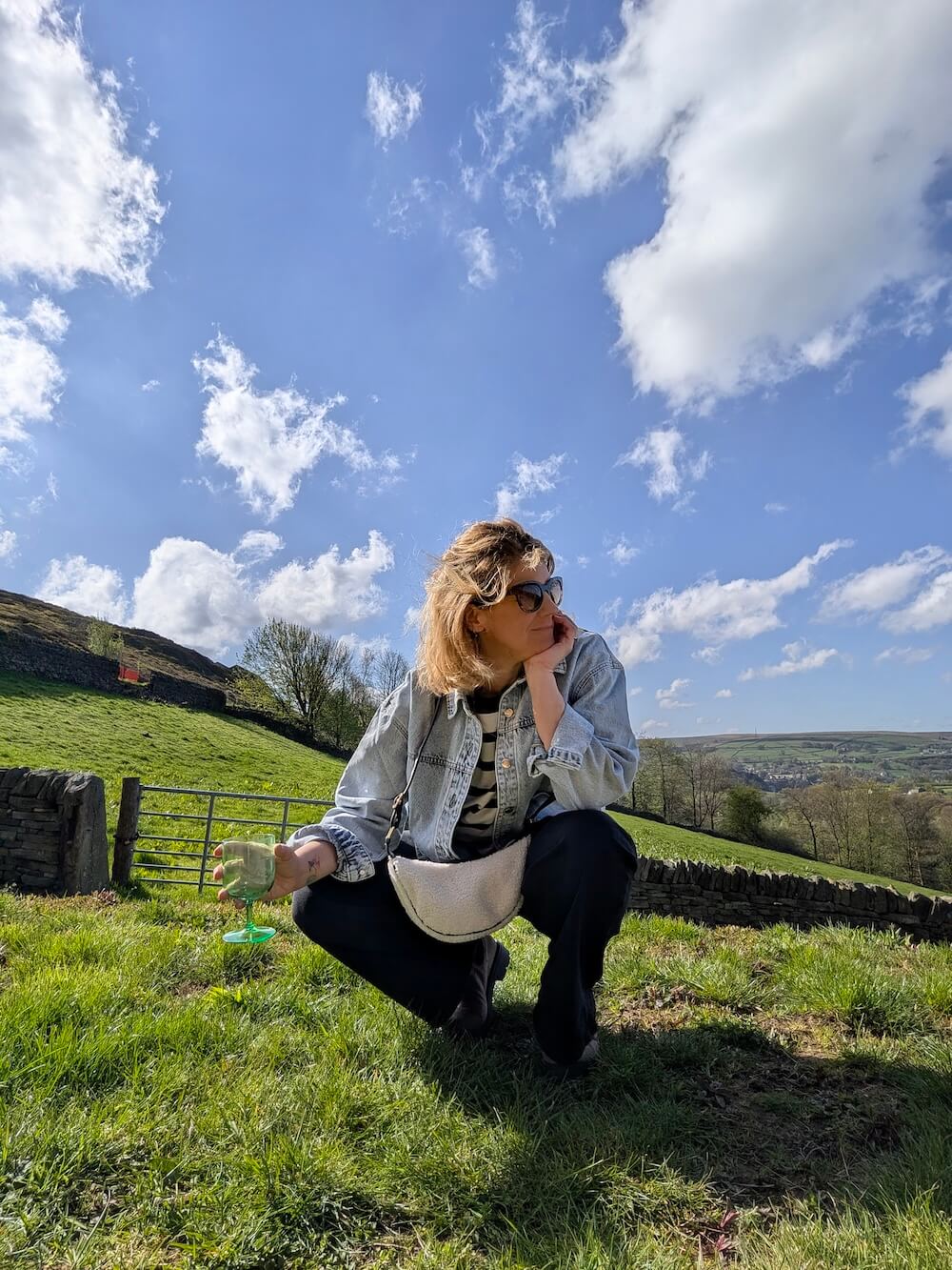 Chilling in my festival fashion