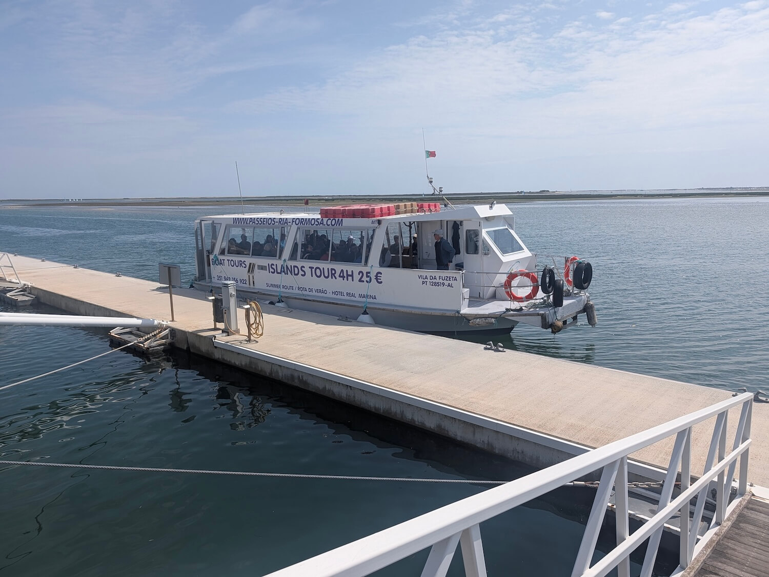 Boat to the Rio Formosa Islands 