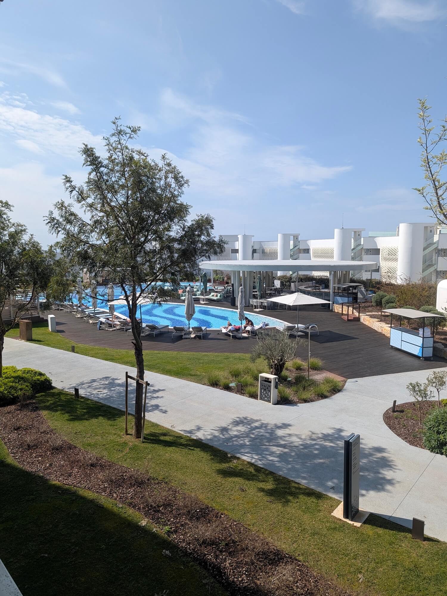 Looking out to the W Algarve