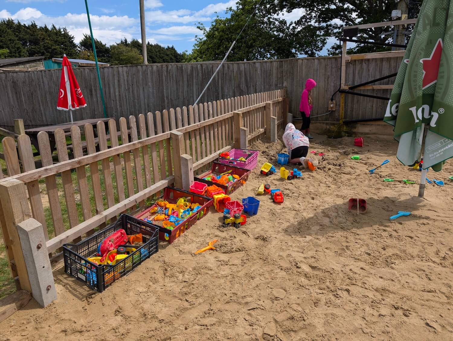 Parque infantil de arena