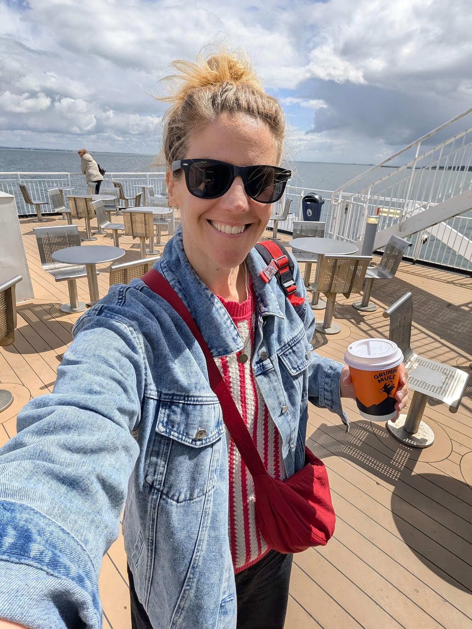 me on the Wightlink saving money on the way to the Isle of Wight