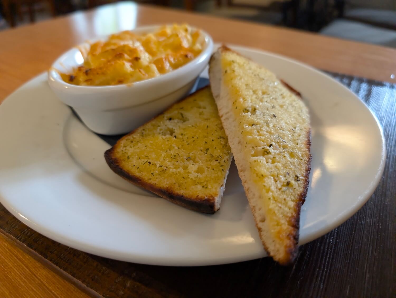 Macarrones con queso en Woodmans Arms