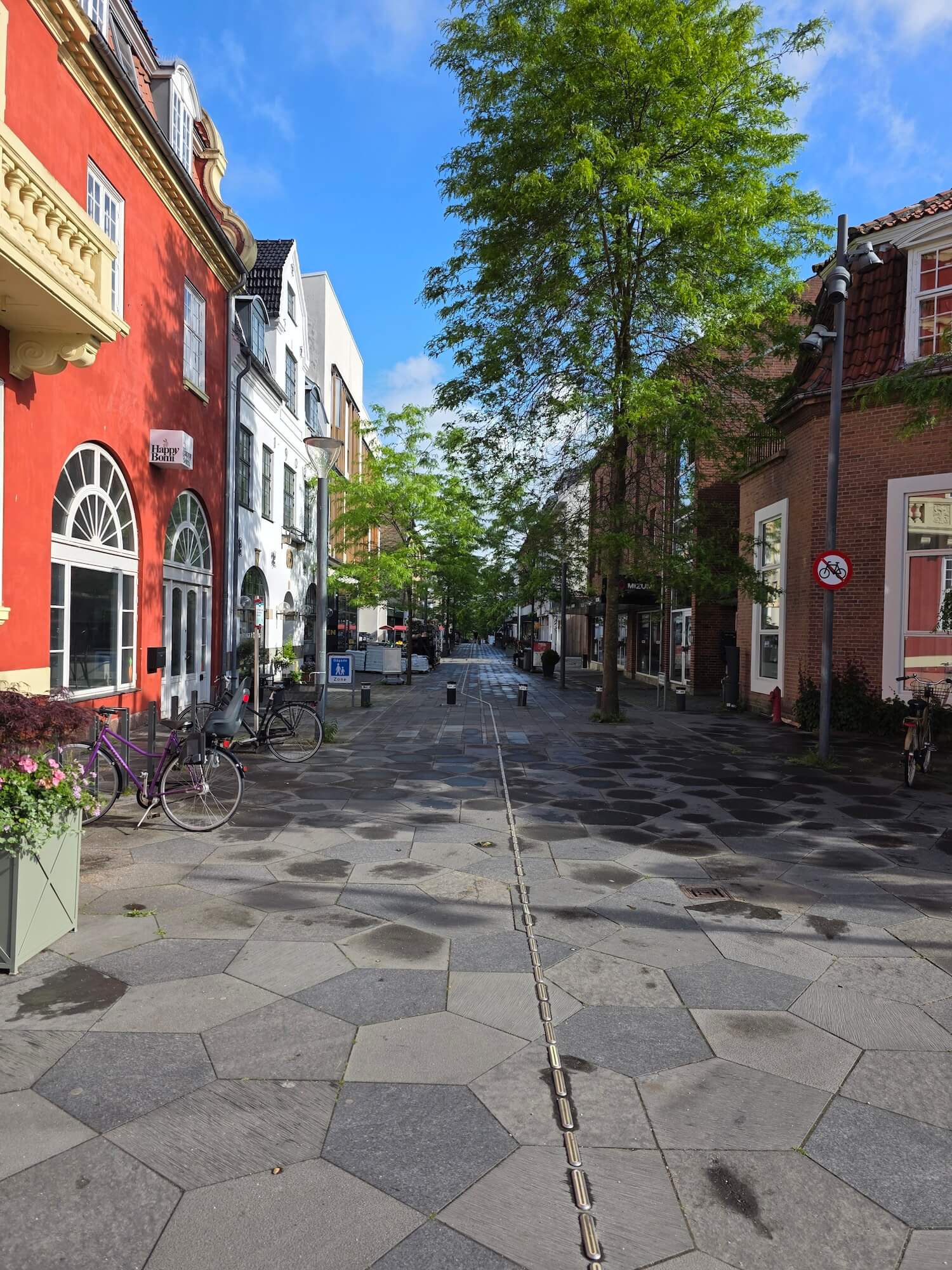 The high street near us at our HomeExchange