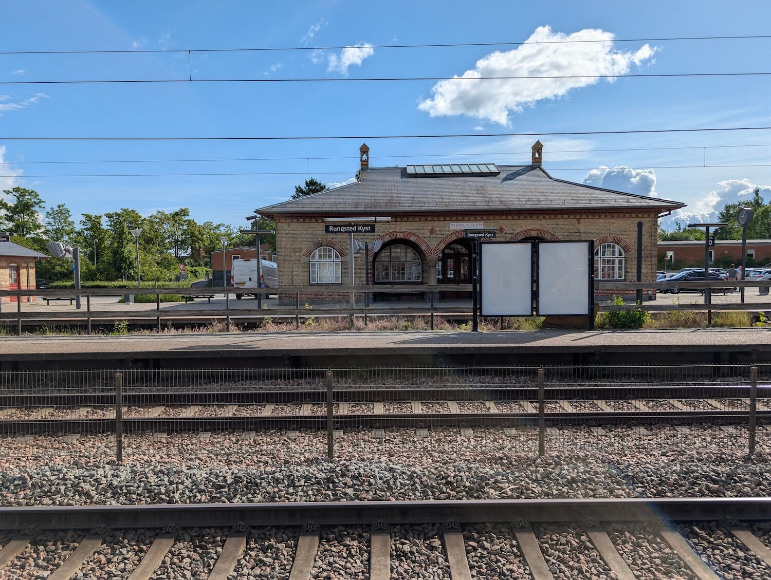 The train station in Horsholm