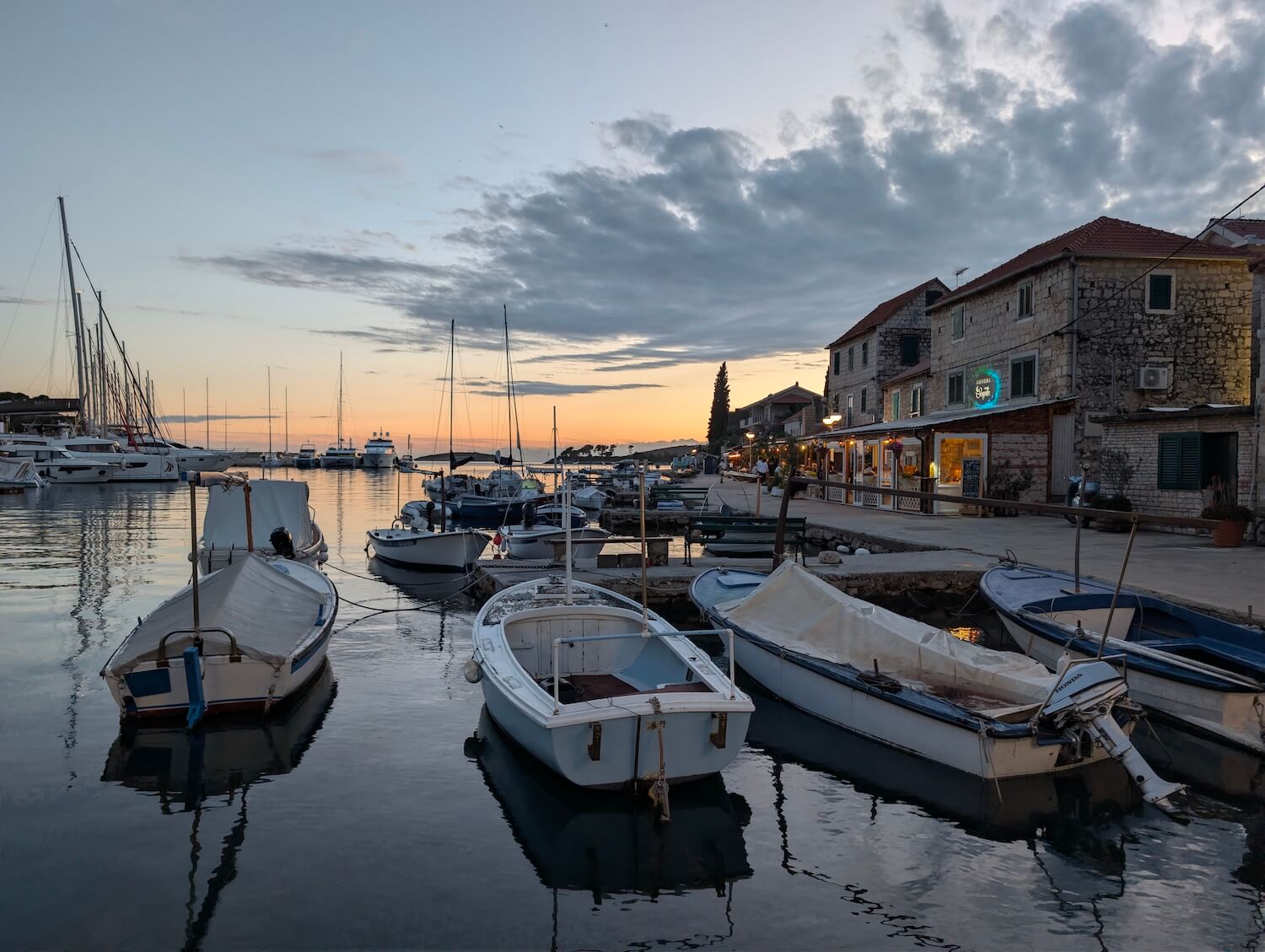 Sunset in Maslinica