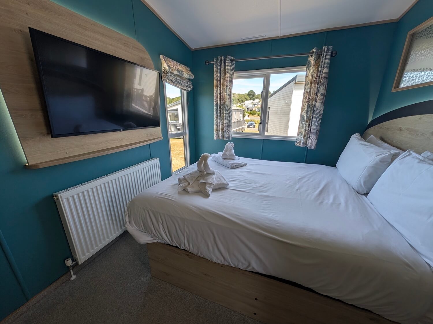 Our bedroom at Whitecliff Bay