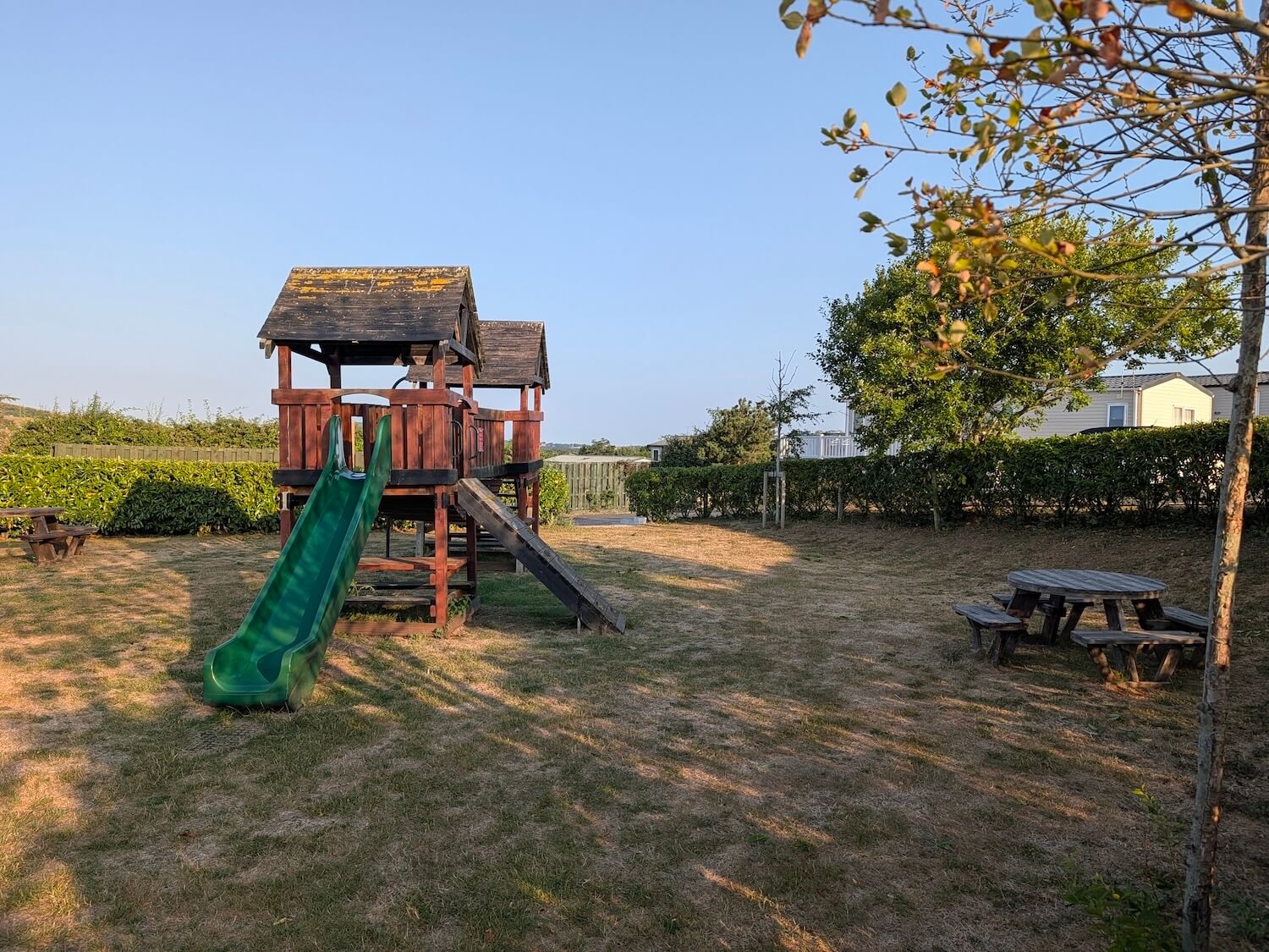 Playground near our house at Whitecliff Holiday