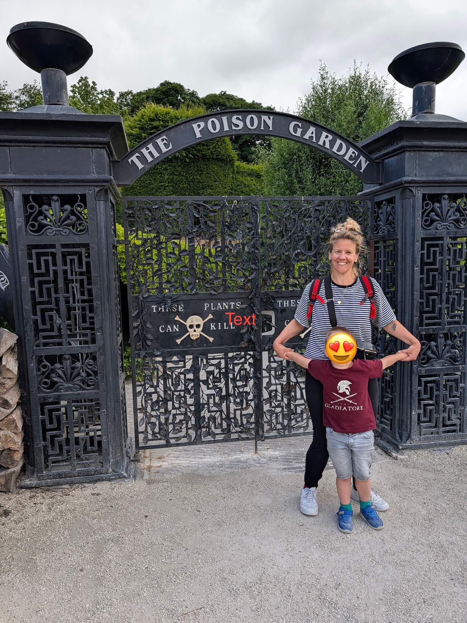 Reggie and I at the poison garden