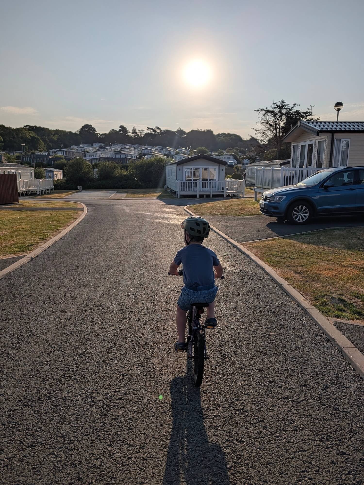 Early mornings at Whitecliff Bay Holiday Park