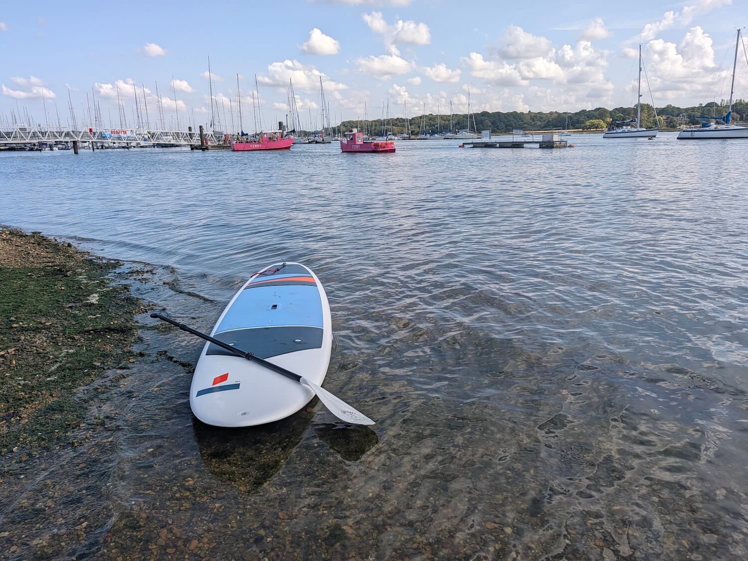 Hamble paddleboarding